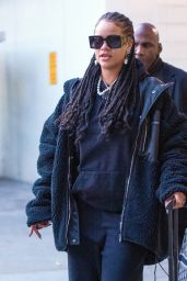 Rihanna - JFK Airport in New York City 01/16/2020