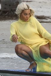 Rita Ora - Shooting a Video in Miami 01/10/2020