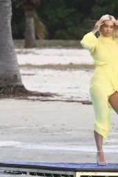 Rita Ora - Shooting a Video in Miami 01/10/2020