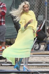 Rita Ora - Shooting a Video in Miami 01/10/2020