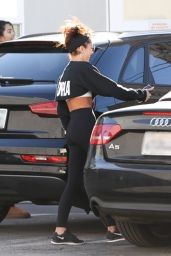 Sarah Hyland in Gym Ready Outfit - LA 01/10/2020