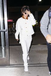 Selena Gomez in Travel Outfit - JFK Airport in New York City 01/15/2020
