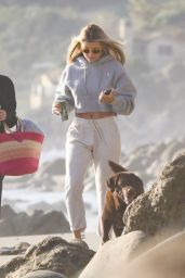Sofia Richie in Casual Outfit - Walk on the Coast in Malibu 01/30/2020