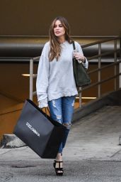 Sofia Vergara in Ripped Jeans - Beverly Hills 01/21/2020
