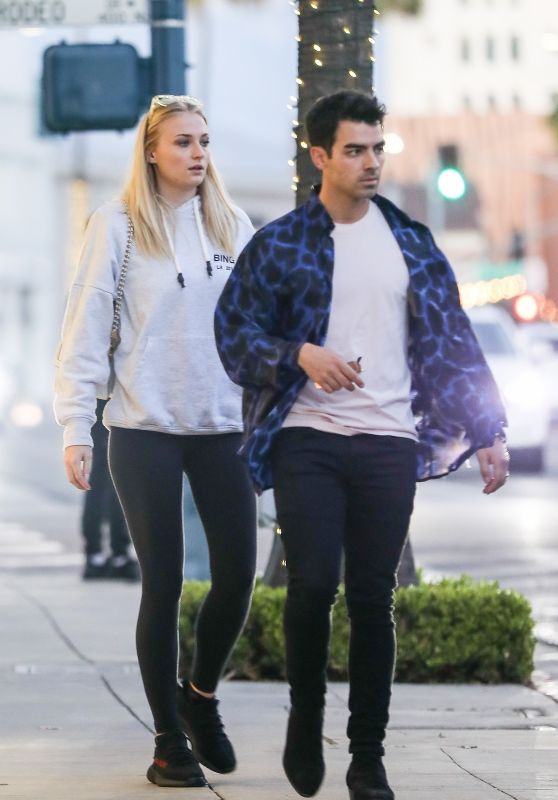 Sophie Turner and Joe Jonas - Leaving Their Hotel in Beverly Hills 01/23/2020