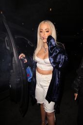 Tana Mongeau - Leaving the Republic Records Grammy Afterparty 01/26/2020