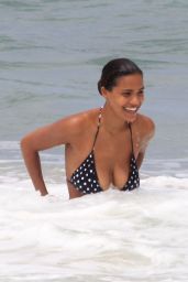 Tina Kunakey in a Bikini on the Beaches of Rio 01/29/2020