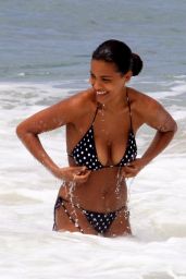 Tina Kunakey in a Bikini on the Beaches of Rio 01/29/2020