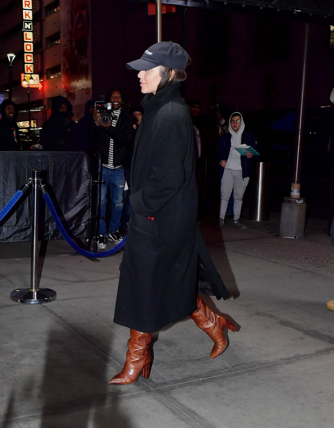 Vanessa Hudgens - Arriving at Madison Square Garden in NYC 01/22/2020