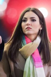 Victoria Justice - Filming in NYC 01/02/2020