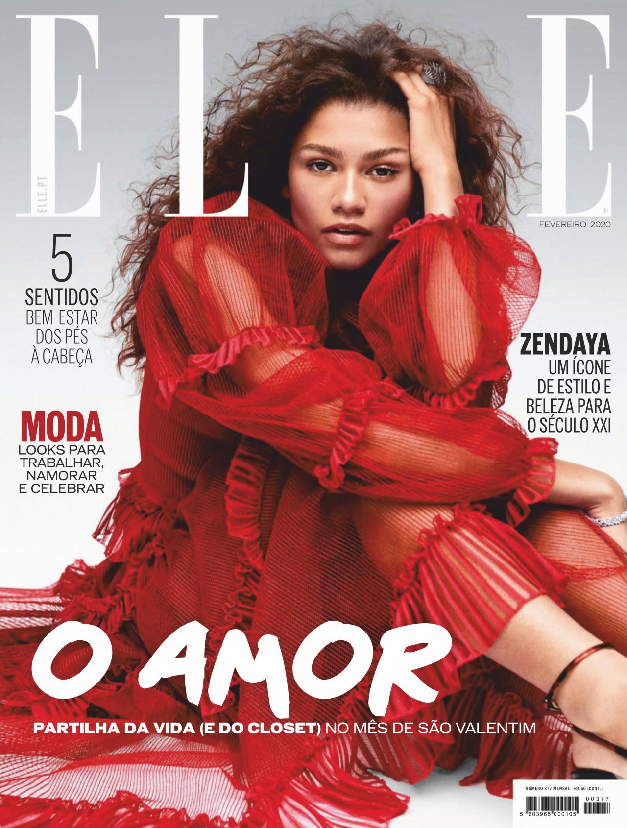 Zendaya - ELLE Magazine Portugal February 2020 Issue • CelebMafia