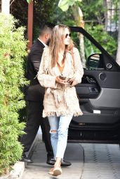 Alessandra Ambrosio - Arrives for a Meeting in Beverly Hills 02/03/2020