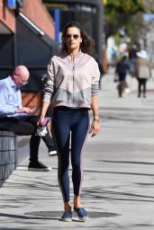 Alessandra Ambrosio in Spandex - Santa Monica 02/05/2020 • CelebMafia