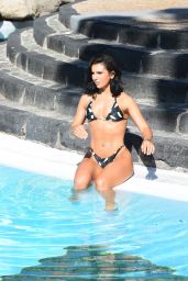Alexandra Cane in a Bikini - Poolside in Los Angeles 02/04/2020
