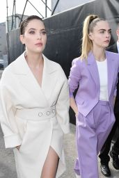Ashley Benson and Cara Delevingne - Arriving at the Boss Fashion Show in Milan 02/23/2020