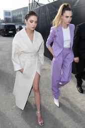 Ashley Benson and Cara Delevingne - Arriving at the Boss Fashion Show in Milan 02/23/2020