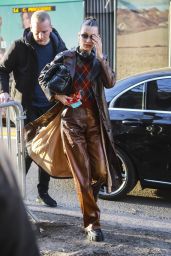Bella Hadid - Arrives for the Fendi Fashion Show in Milan 02/20/2020