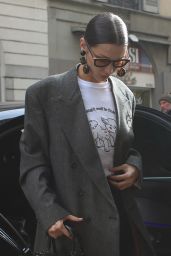 Bella Hadid in Casual Outfit - Milan 02/21/2020