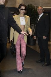 Bella Hadid - Leaving Hotel in Milan 02/22/2020