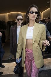 Bella Hadid - Leaving Hotel in Milan 02/22/2020