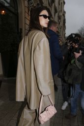 Bella Hadid Style - Leaving Her Hotel in Paris 02/28/2020