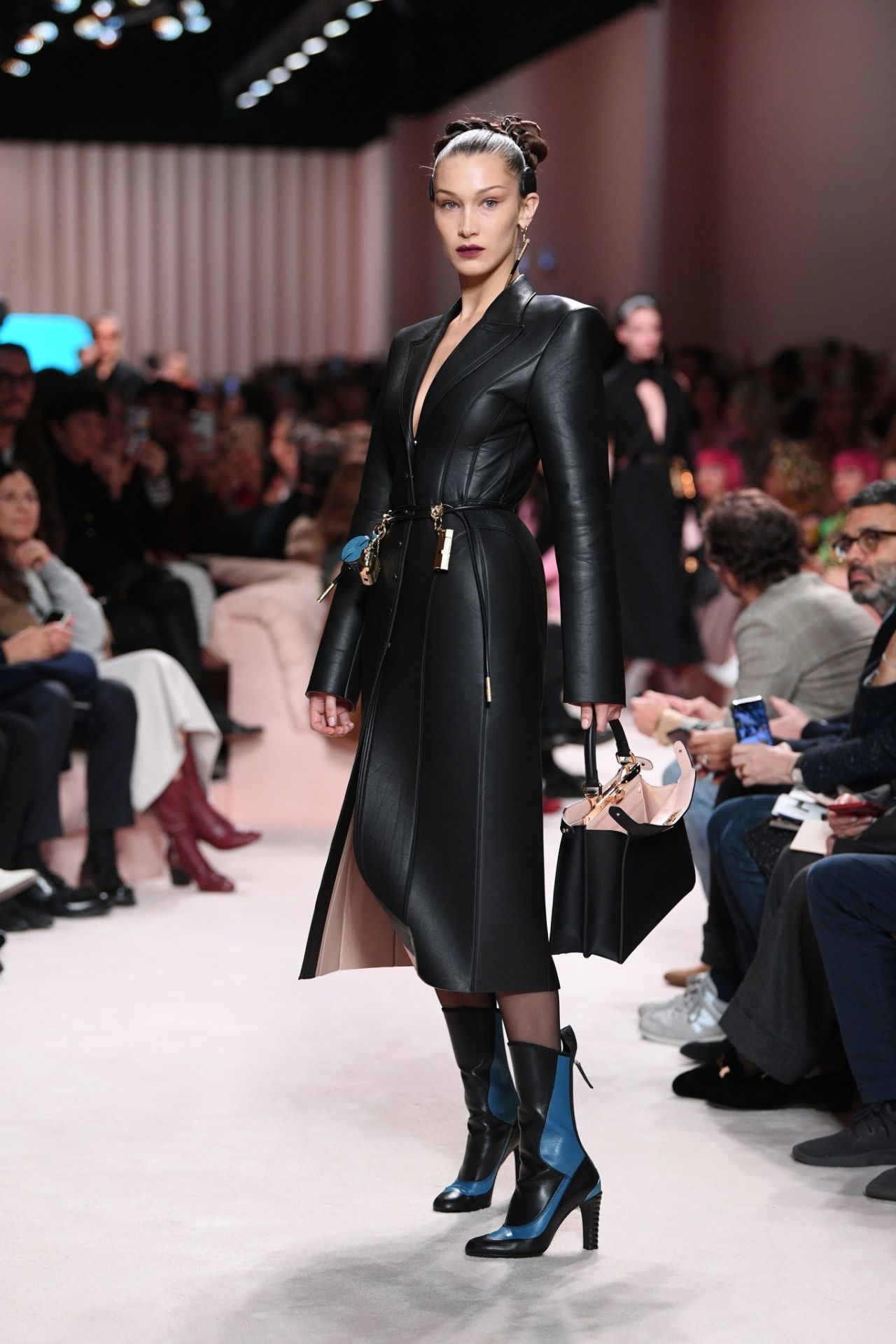 Bella Hadid - Walks Fendi Fashion Show in Milan 02/20/2020 • CelebMafia