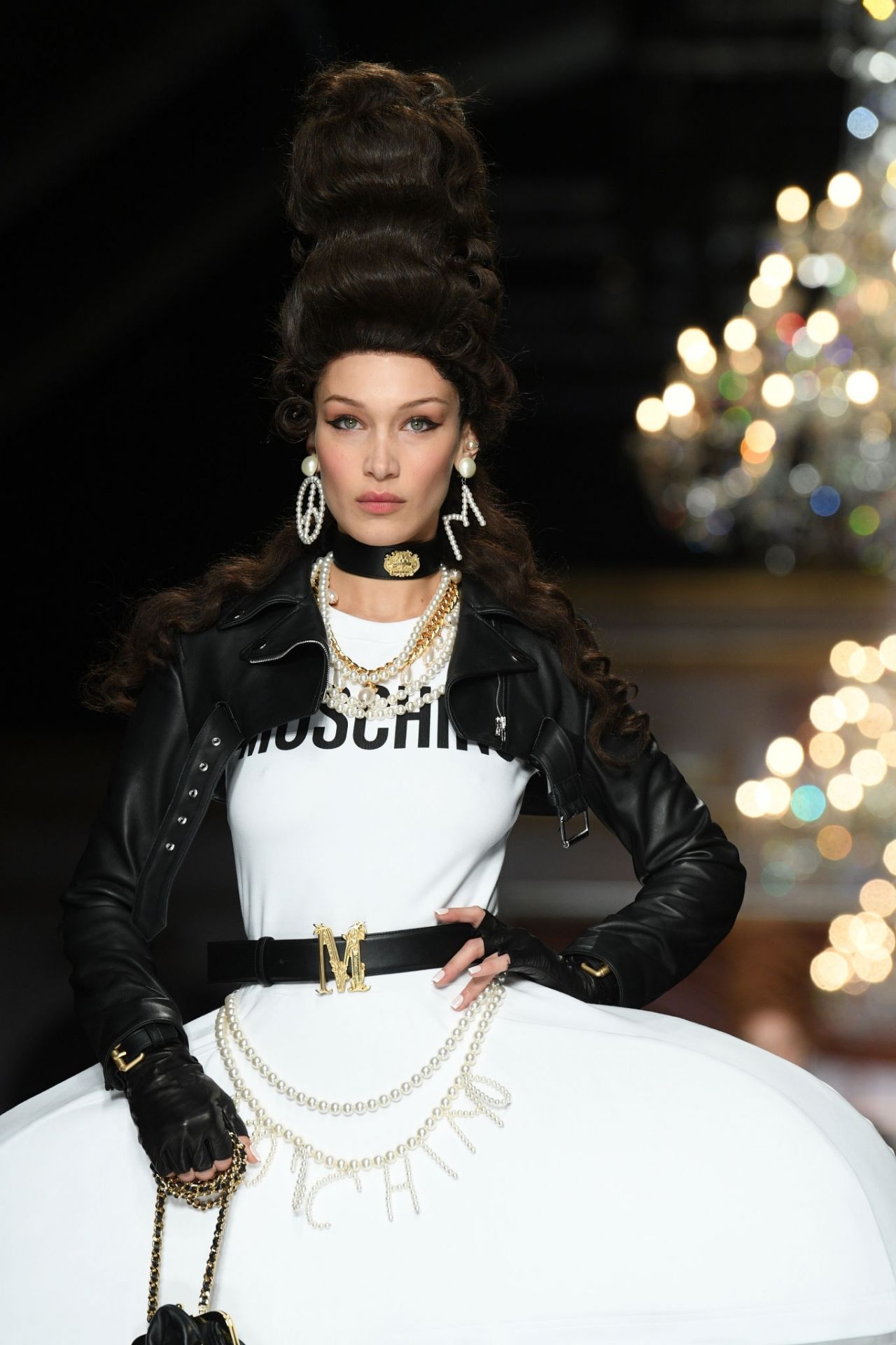 Bella Hadid - Walks Moschino Fashion Show in Milan 02/20/2020 • CelebMafia