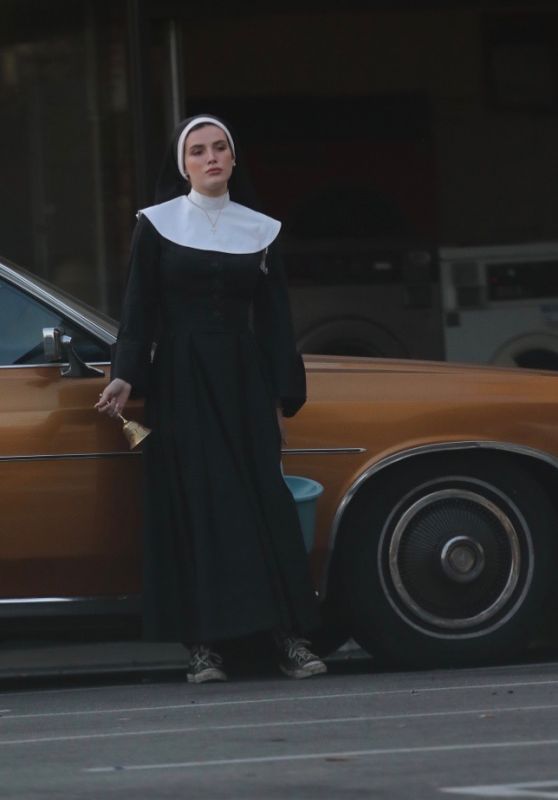 Bella Thorne - Dressed as a Nun in a Secret New Project Upcoming Film