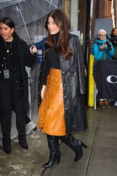 Camila Morrone - Arriving at the Coach Fashion Show in NYC 02/11/2020