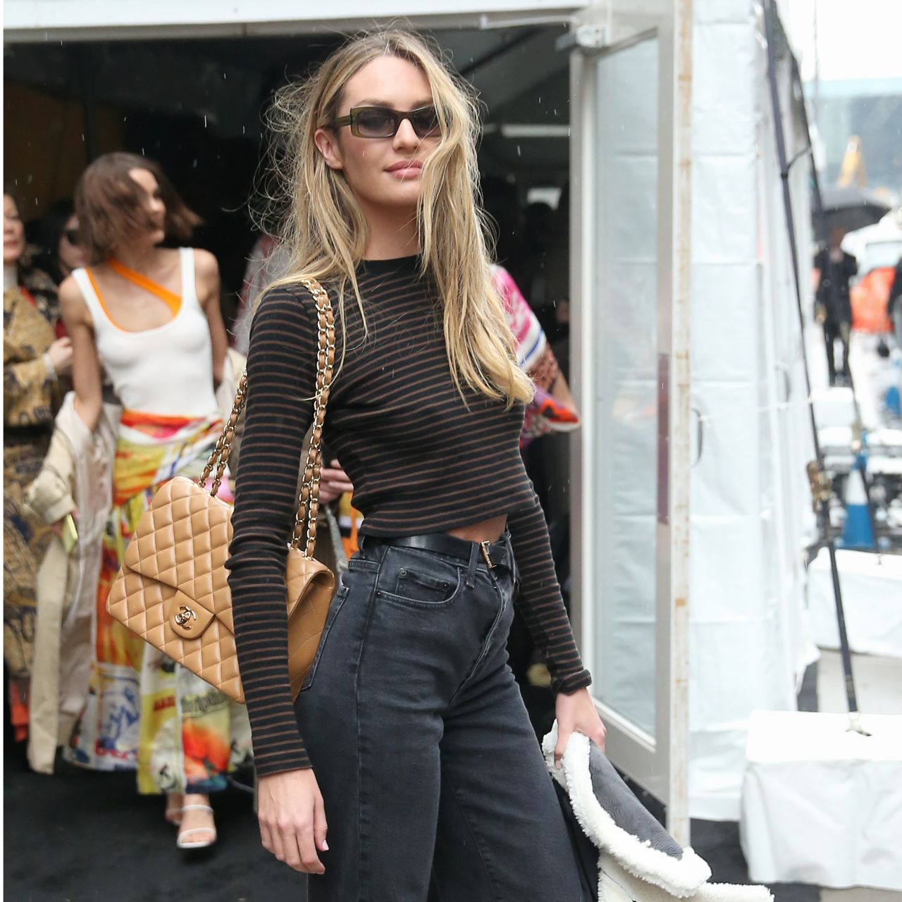 Candice Swanepoel - Outside the Zimmermann Fashion Show in NYC 02/10 ...