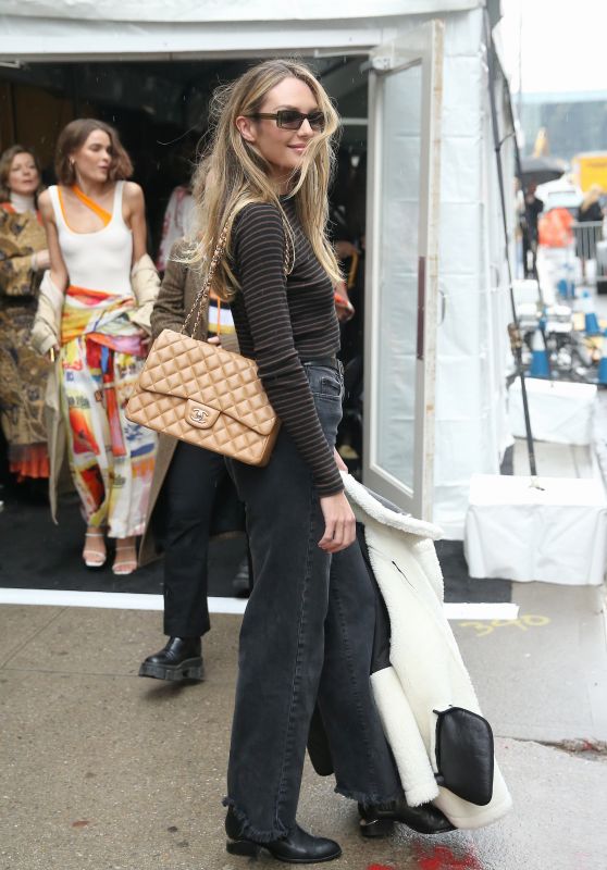 Candice Swanepoel - Outside the Zimmermann Fashion Show in NYC 02/10/2020