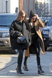 Cara Delevingne and Ashley Benson - Out in Milan 02/22/2020