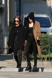 Cara Delevingne and Ashley Benson - Out in Milan 02/22/2020