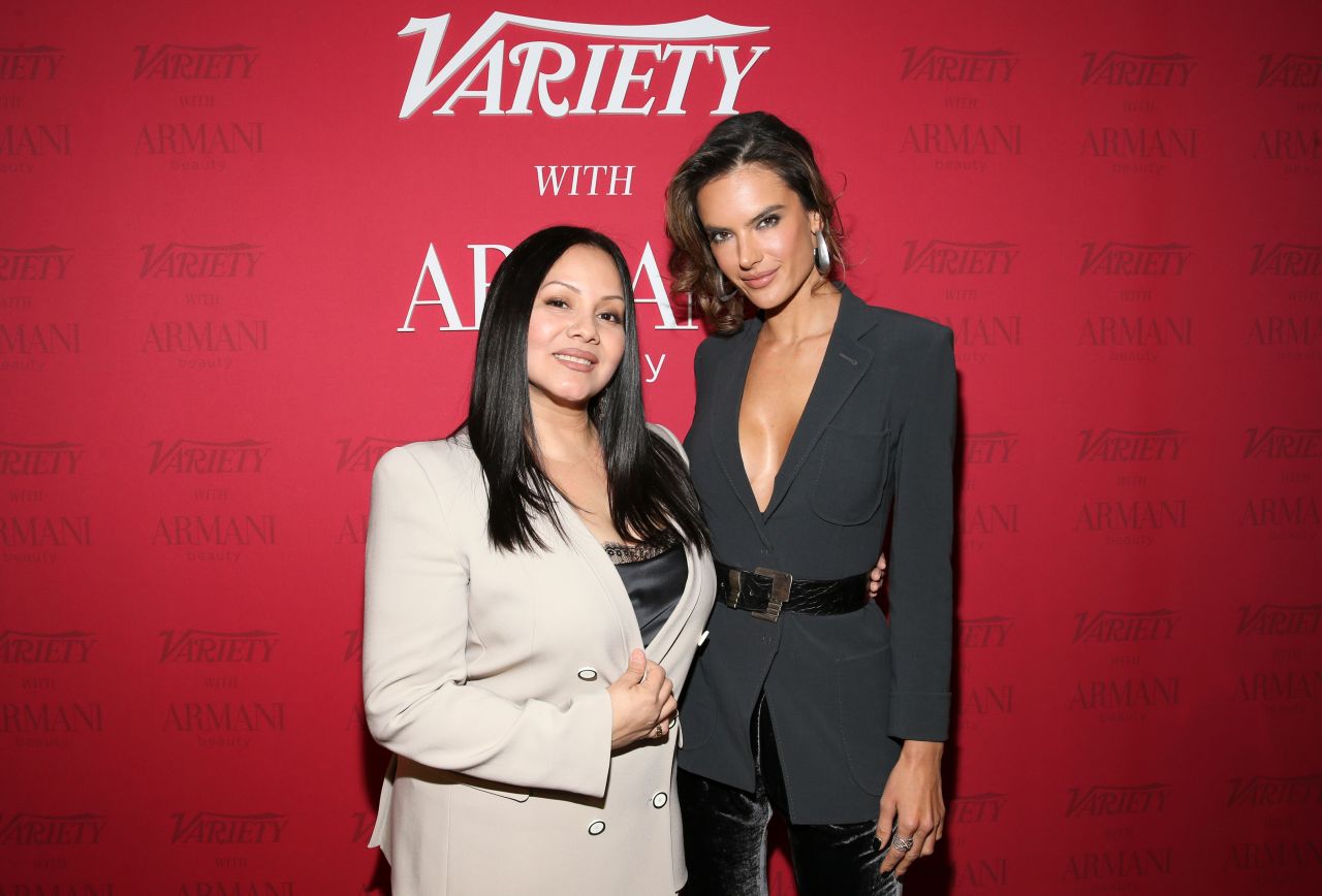 Carolina Gonzalez – Variety x Armani Makeup Artistry Dinner in LA