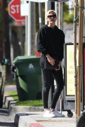 Charlize Theron - Leaves Lunch at Sugarfish in Los Angeles 02/13/2020