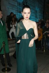 Daisy Ridley – Leaving Vogue and Tiffany & Co Party in London 02/02/2020