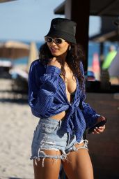 Danielle Herrington in a Bikini at the Beach in Miami 02/03/2020