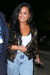 Demi Lovato - Arrives at Superbowl in Miami 02/02/2020