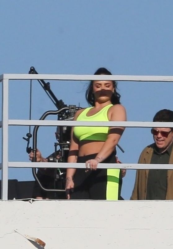Demi Lovato - Photoshoot Set in LA 02/11/2020