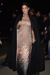 Demi Moore - Arrives at the Harpers Bazaar Party in Paris 02/26/2020