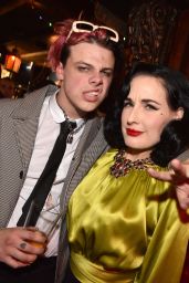 Dita Von Teese - Ozzy Osbourne Global Tattoo and Album Listening Party