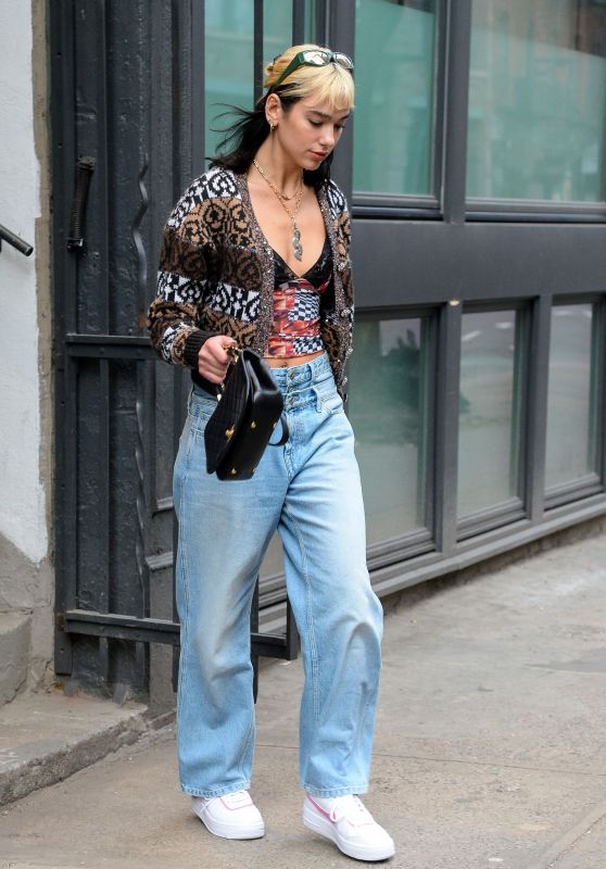 Dua Lipa Street Style - Leaving Her Apartment in NYC 02/20/2020 ...