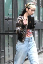 Dua Lipa Street Style - Leaving Her Apartment in NYC 02/20/2020