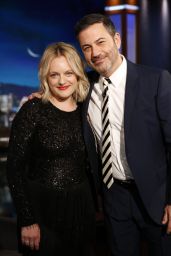 Elisabeth Moss - Jimmy Kimmel Live! in LA 02/25/2020