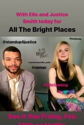 Elle Fanning - Social Media 02/25/2020