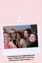 Elle Fanning - Social Media 02/25/2020