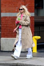Elsa Hosk in Casual Outfit - New York City 02/27/2020