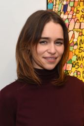 Emilia Clarke - Gommie Exhibition at Messums London 02/08/2020