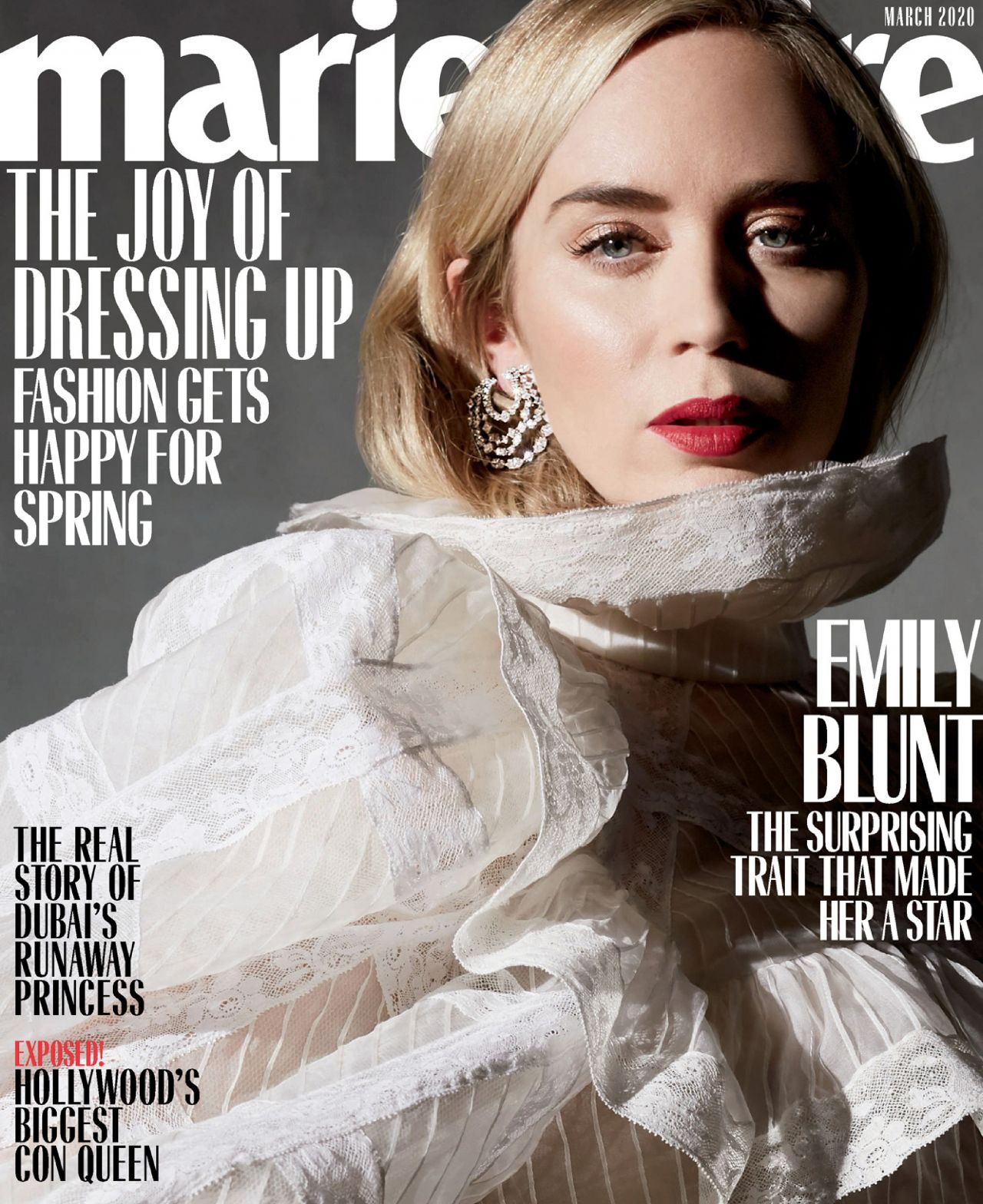 Emily Blunt - Marie Claire US March 2020 Issue • CelebMafia