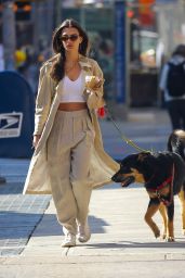 Emily Ratajkowski - Walking Her Dog in NY 02/17/2020